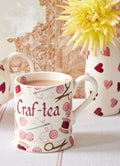 Personalised Pink Crafting 1/2 Pint Mug